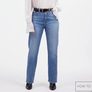 Madewell The Curvy '90s Straight Jean